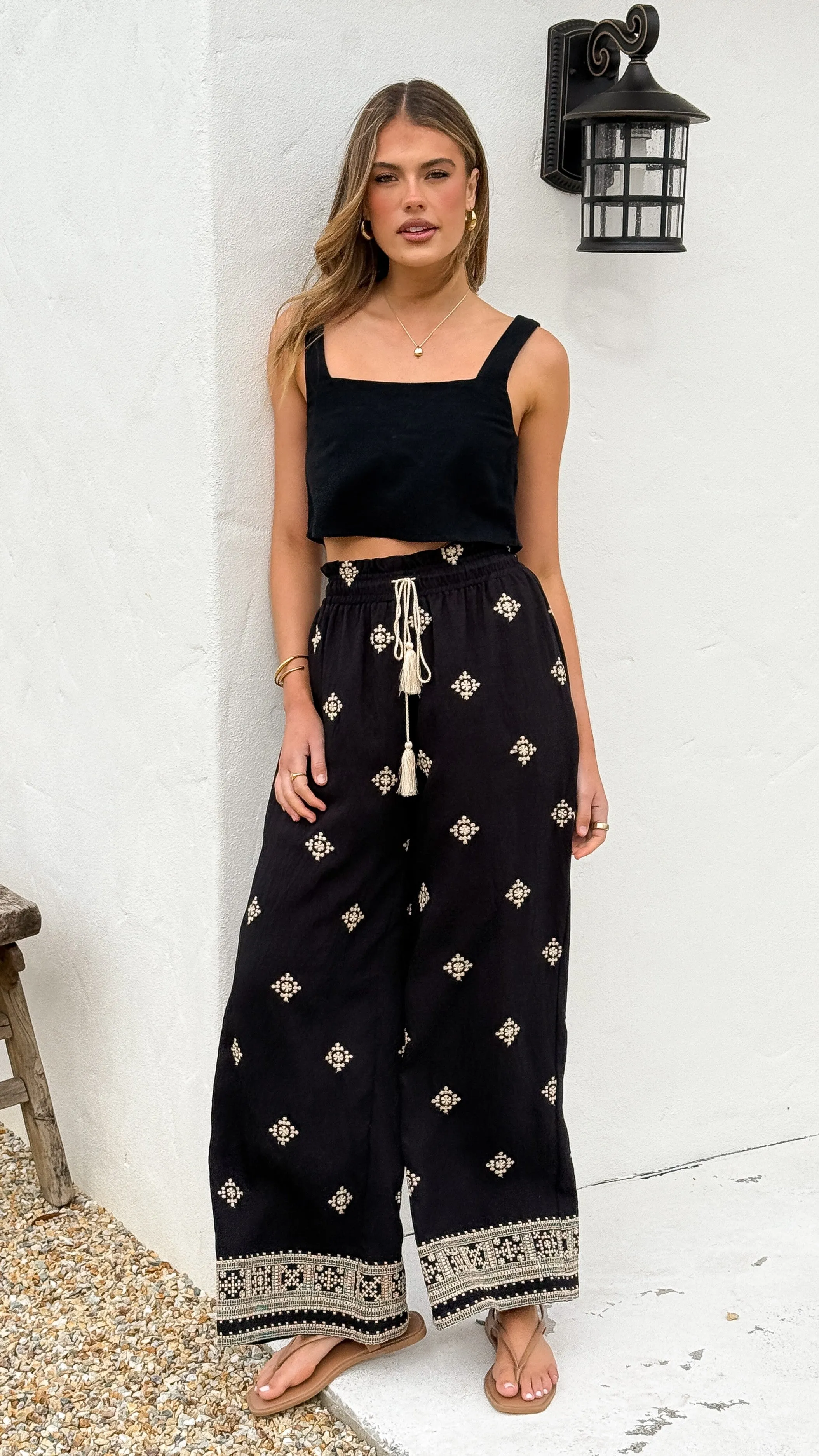 Deni Pants - Black/Beige sold by Billy J product image thumbnail 4