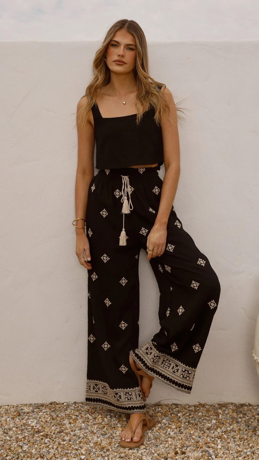 Deni Pants - Black/Beige sold by Billy J product image thumbnail 3