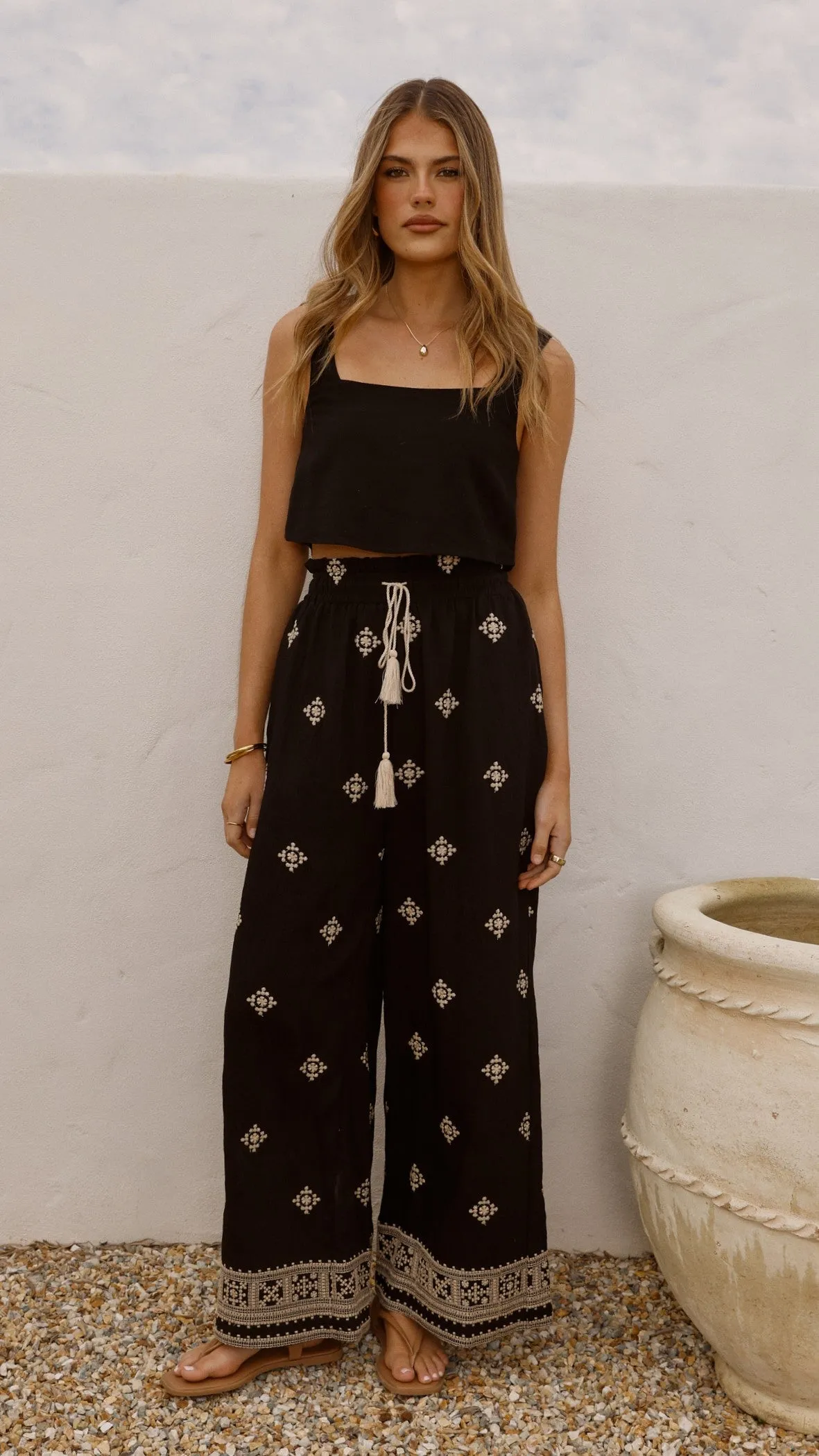 Deni Pants - Black/Beige sold by Billy J product image thumbnail 5