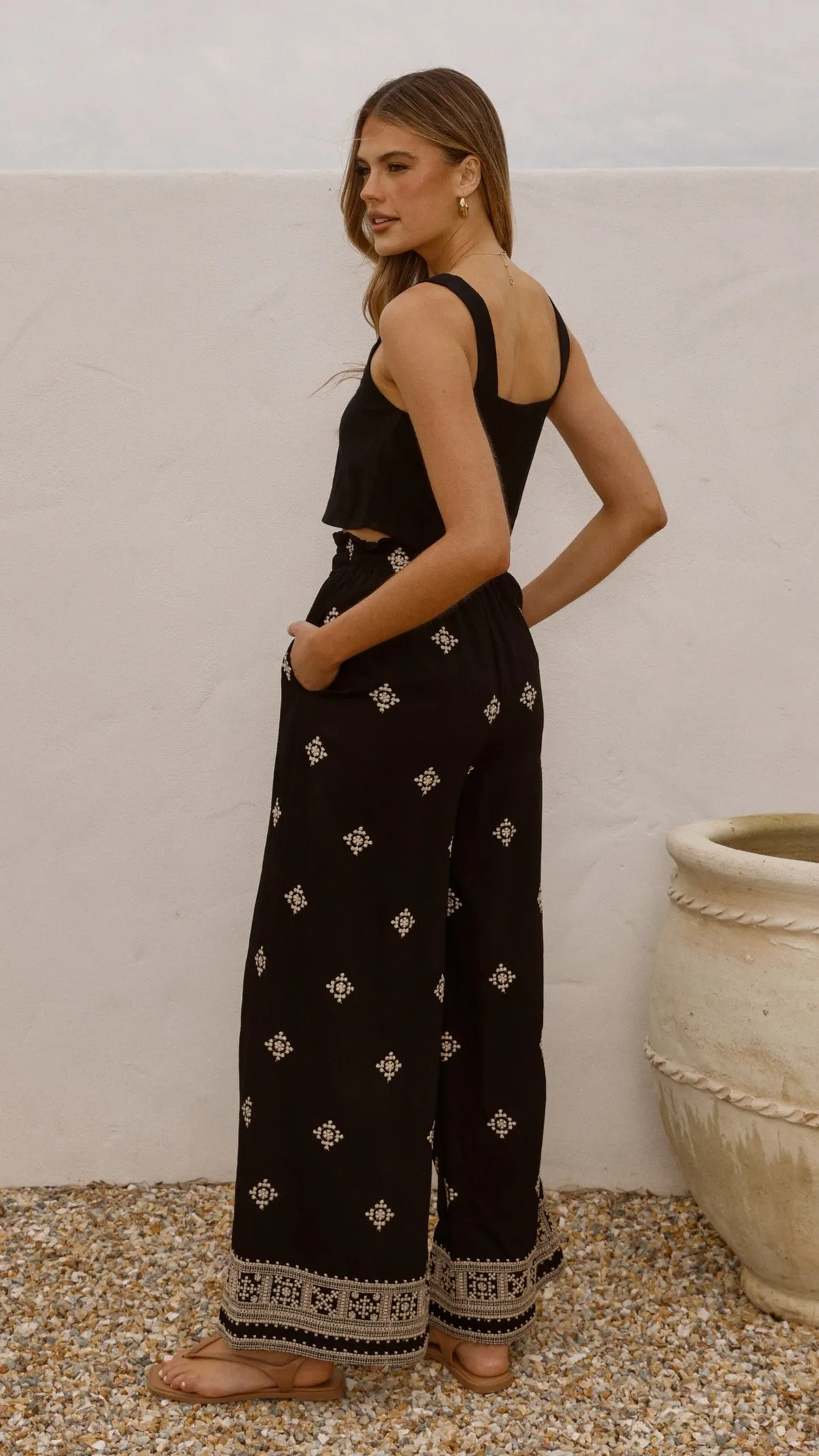 Deni Pants - Black/Beige sold by Billy J product image thumbnail 2