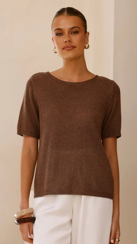 Summer Tee - Mocha sold by Billy J