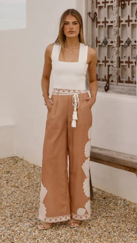 Tessa Wide Leg Pants - Siena sold by Billy J