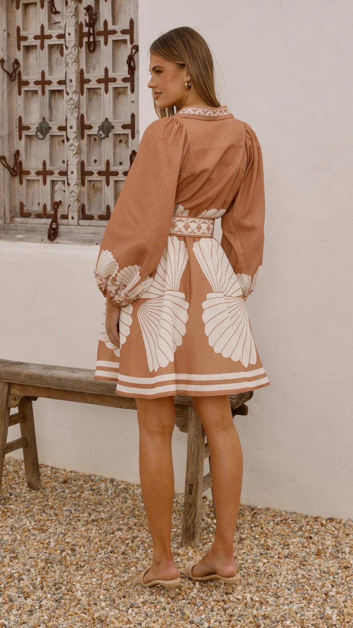 Mariel Long Sleeve Mini Dress - Siena sold by Billy J product image thumbnail 2