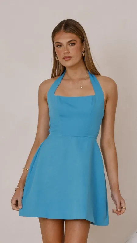 Madelyn Mini Dress - Blue sold by Billy J