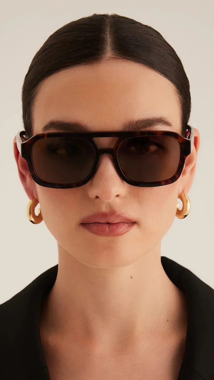 The Del Ray Sunglasses - Havana Tort / Chocolate sold by Billy J product image thumbnail 2