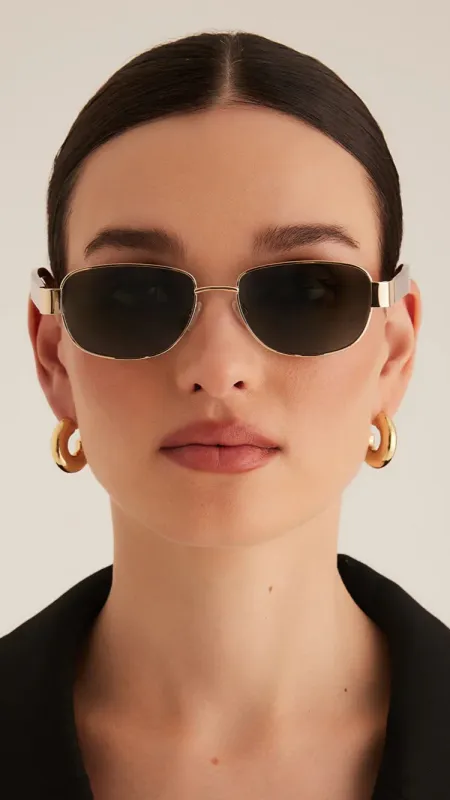 The Addison Sunglasses - Gold / Havana Tort sold by Billy J