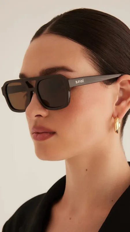 The Del Ray Sunglasses - Dark Chocolate sold by Billy J