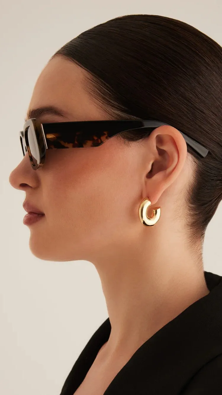 The Tash Sunglasses - Toffee Tort / Black sold by Billy J product image thumbnail 3