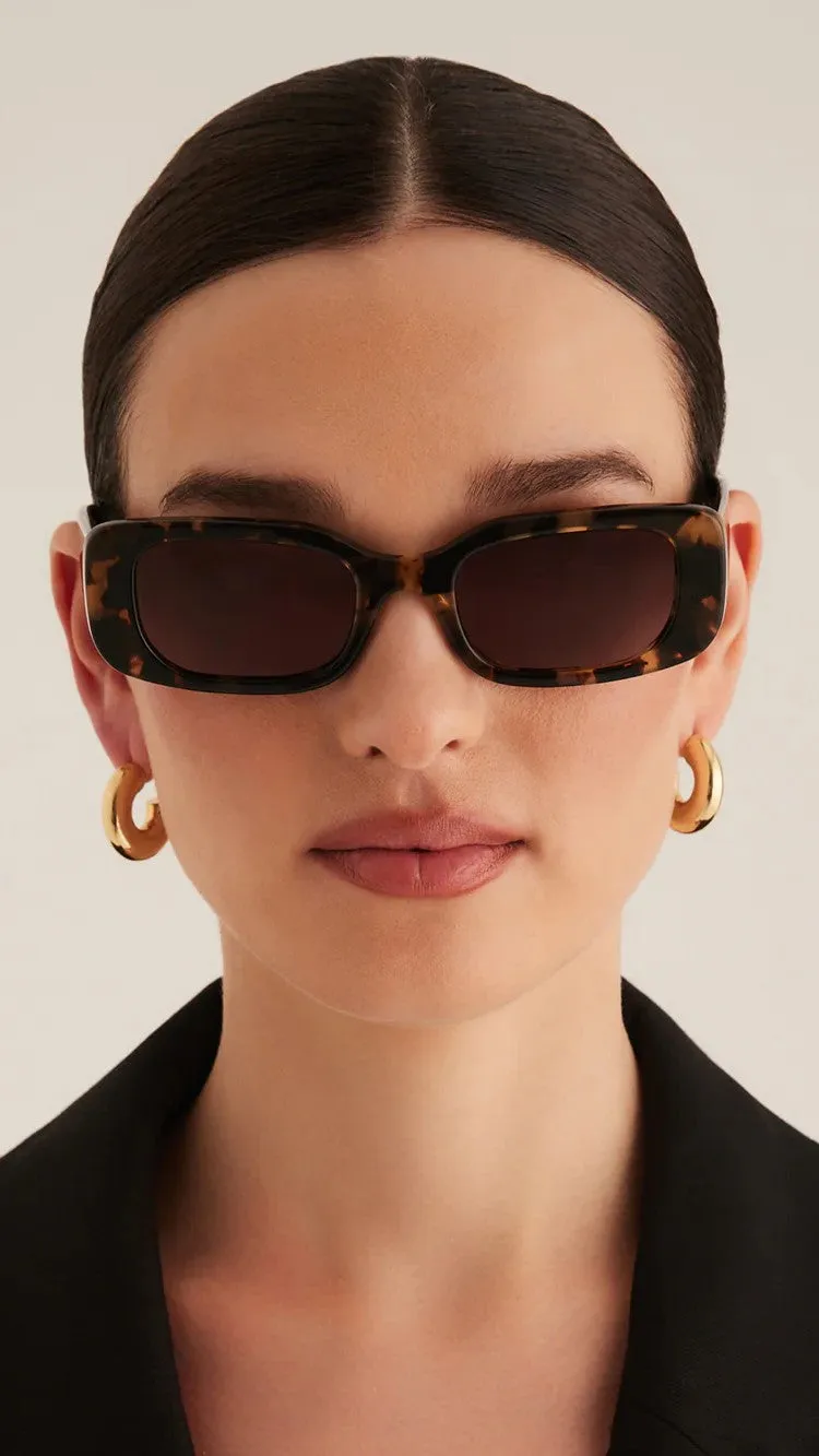 The Tash Sunglasses - Toffee Tort / Black sold by Billy J product image thumbnail 2