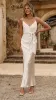 Yasmeen Tie Front Maxi Dress - Champagne sold by Billy J