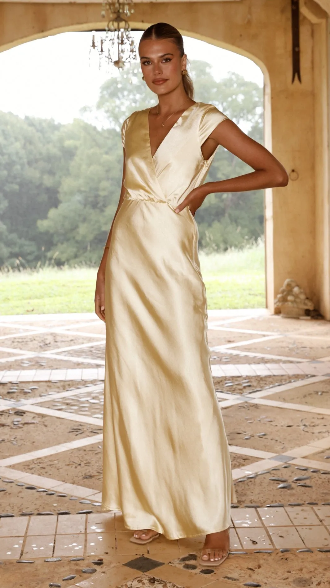 Selma Maxi Dress - Yellow sold by Billy J product image thumbnail 3