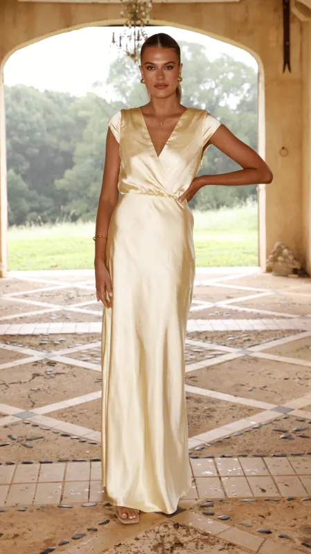 Selma Maxi Dress - Yellow sold by Billy J