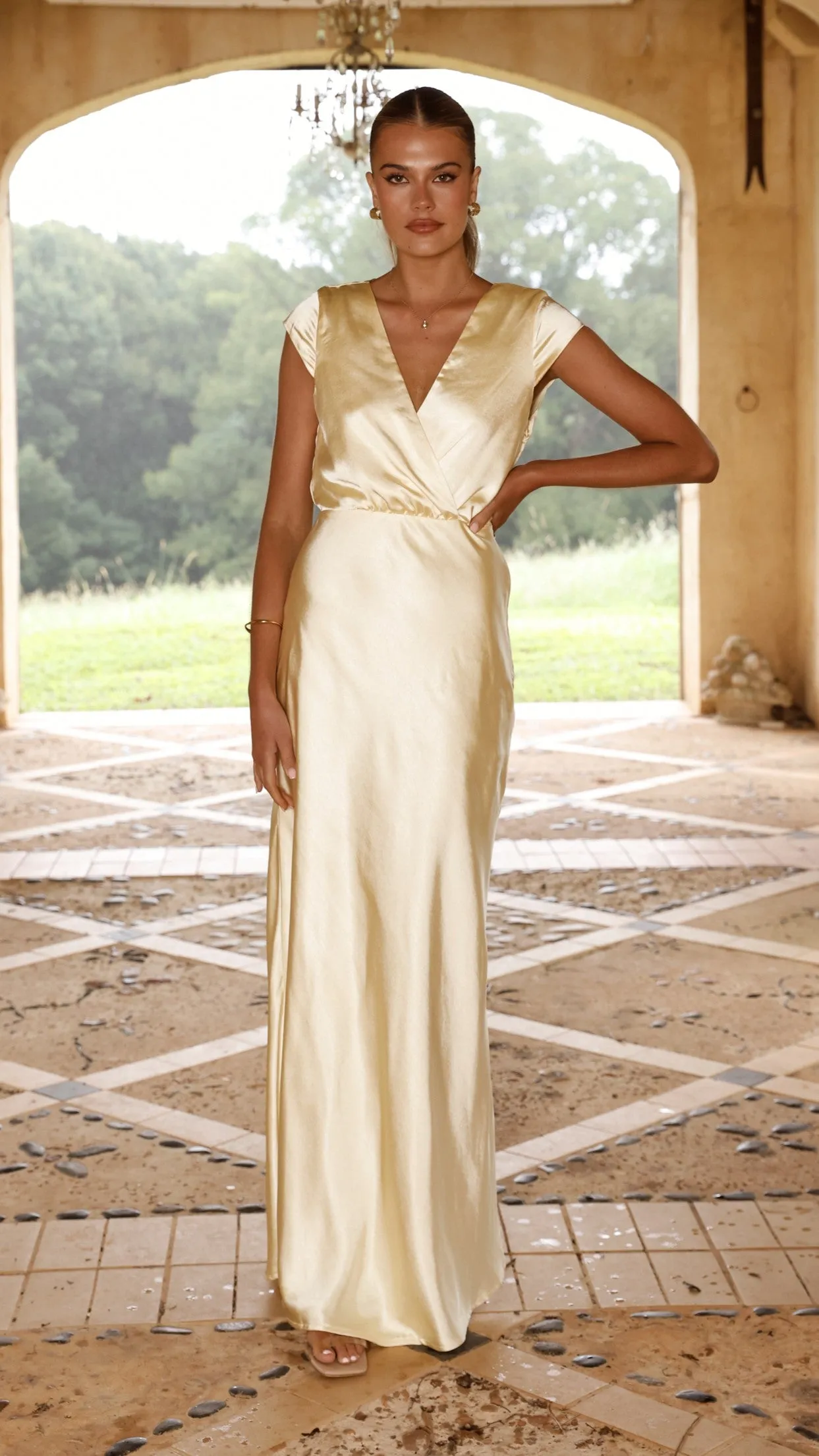 Selma Maxi Dress - Yellow sold by Billy J