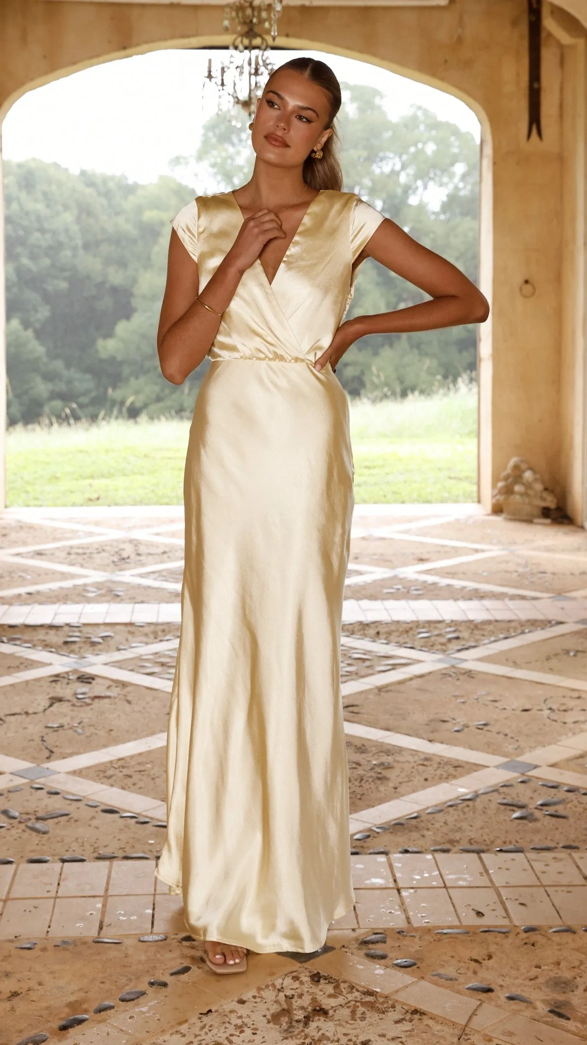 Selma Maxi Dress - Yellow sold by Billy J product image thumbnail 4