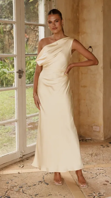 Gigi Maxi Dress - Yellow sold by Billy J