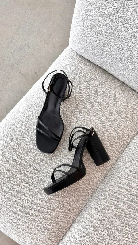 Shiloh Heel - Black sold by Billy J