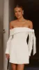 Halen Long Sleeve Mini Dress - White sold by Billy J