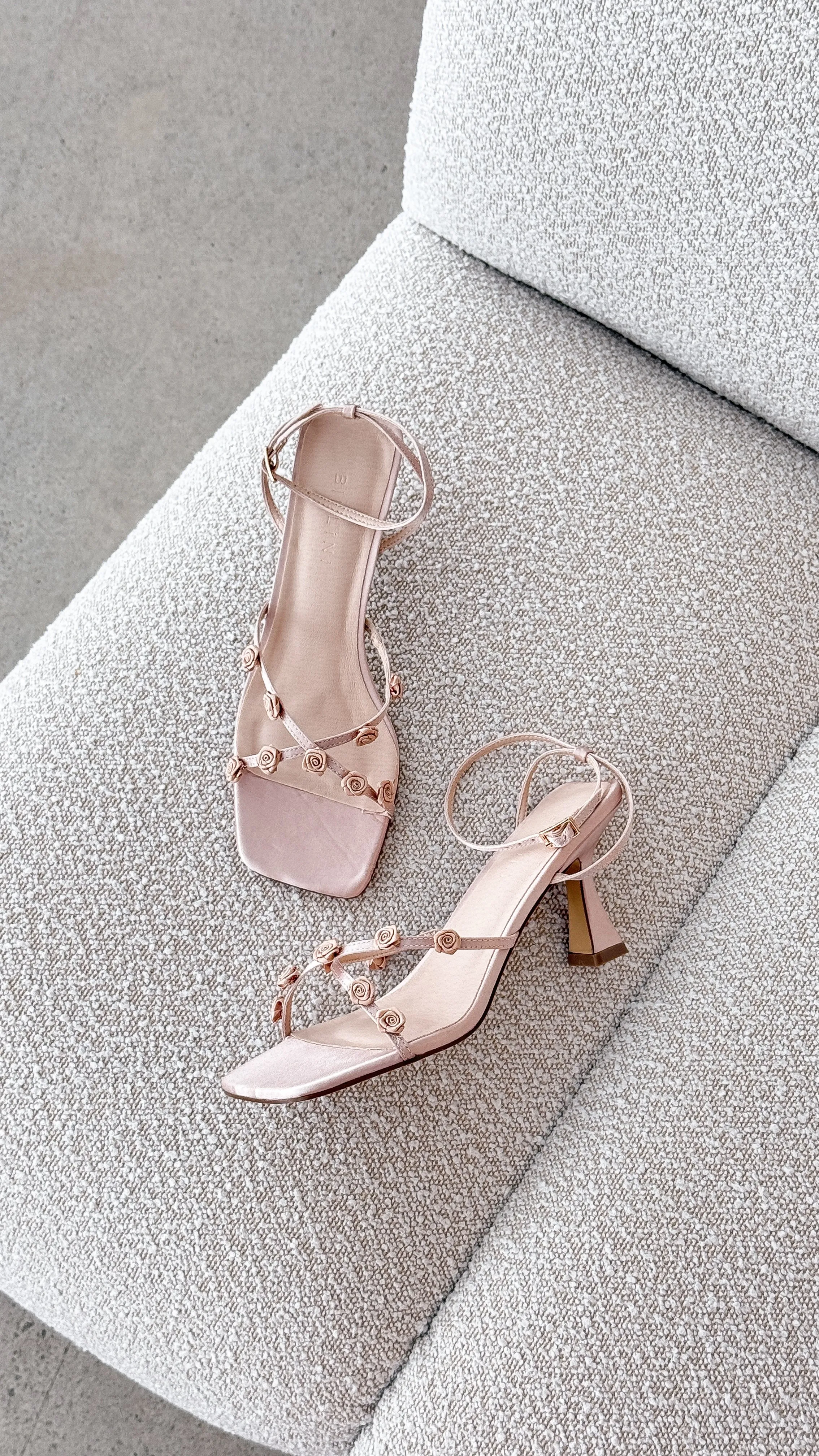 Brynlee Heel - Champagne sold by Billy J