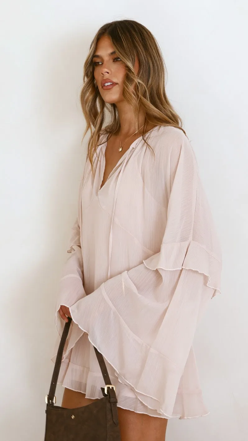 Leera Mini Dress - Nude sold by Billy J product image thumbnail 3