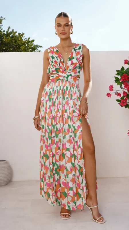 Laila Maxi Dress - Multi made by Billy J