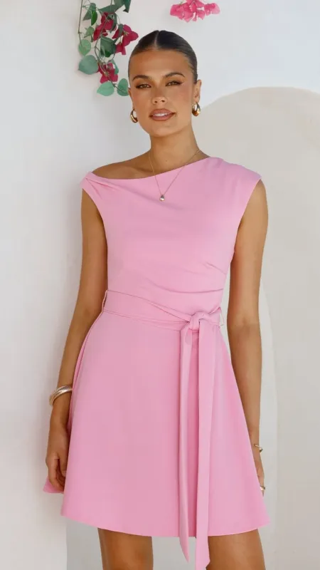 Gem Mini Dress - Pink sold by Billy J