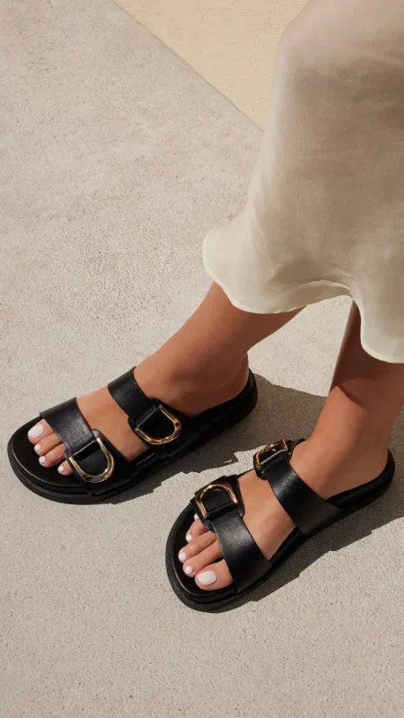 Areli Slide - Black sold by Billy J