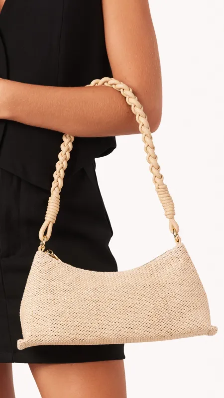 Millie Shoulder Bag - Natural Raffia sold by Billy J