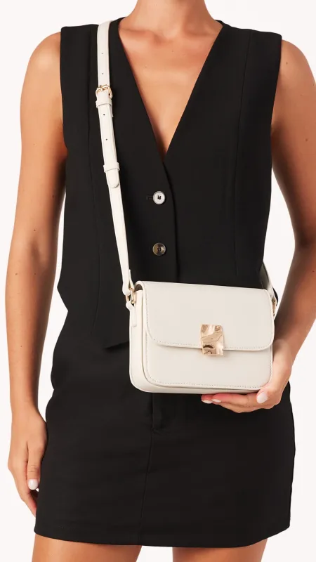 Chelsea Cross Body Bag - Bone sold by Billy J