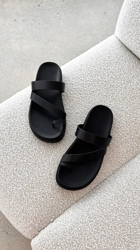 Alima Slide - Black sold by Billy J