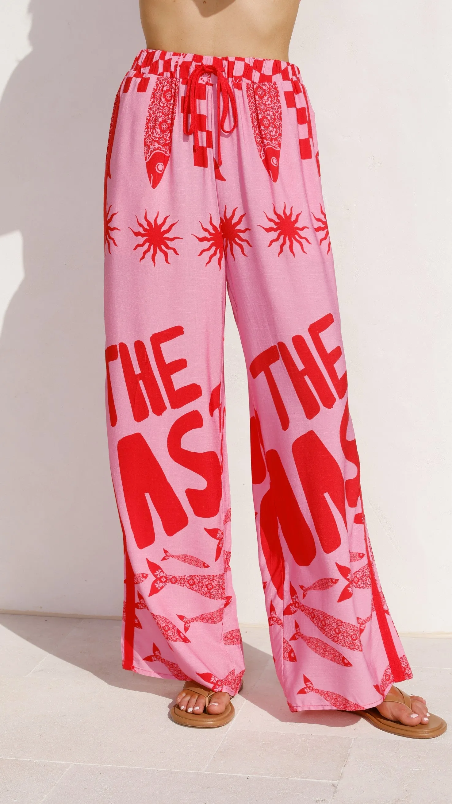 Kanya Pants - Pink/Red Tide sold by Billy J product image thumbnail 2