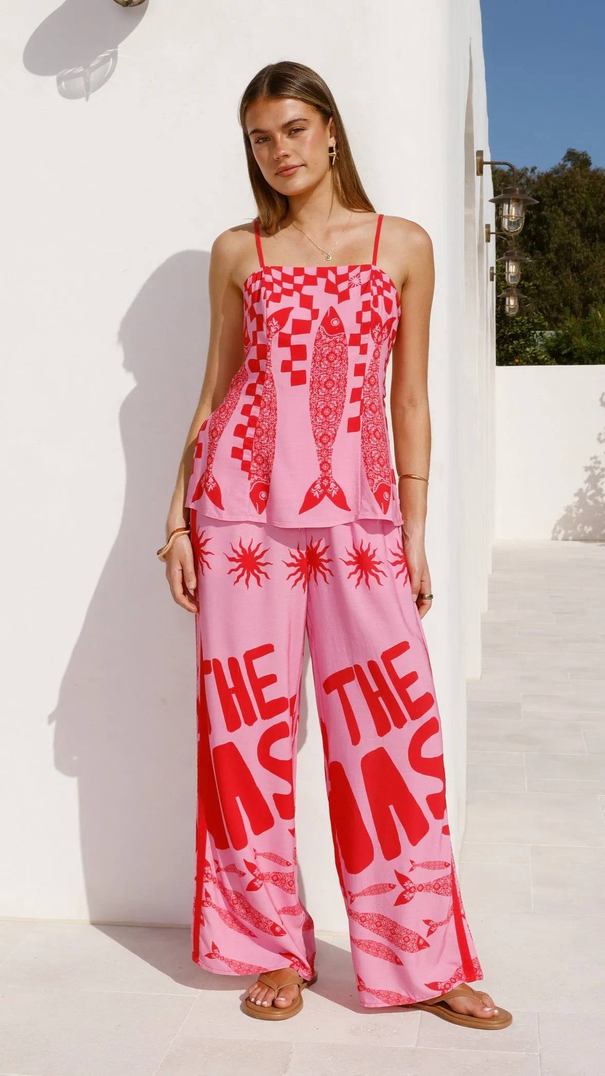 Kanya Pants - Pink/Red Tide sold by Billy J product image thumbnail 4