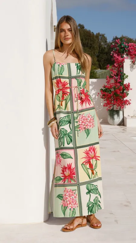 Elora Maxi Dress - Tropical Bloom sold by Billy J