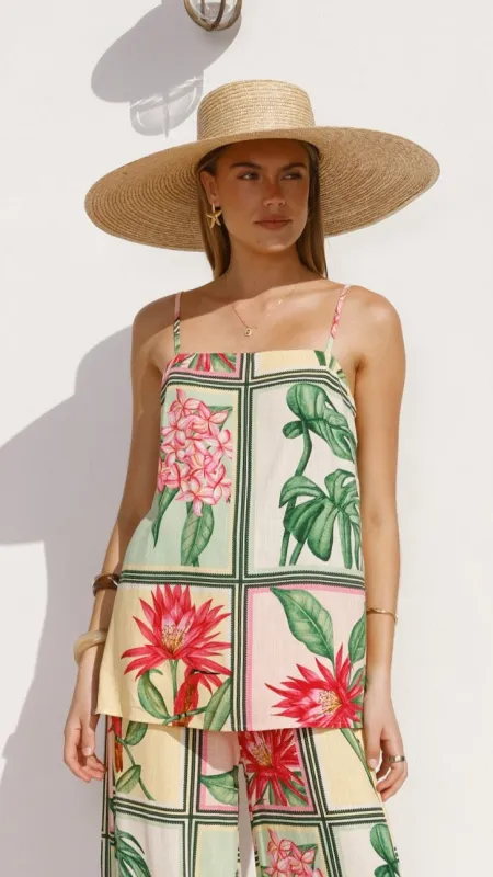 Uma Top - Tropical Bloom sold by Billy J
