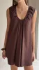Vanessa Mini Dress - Chocolate sold by Billy J