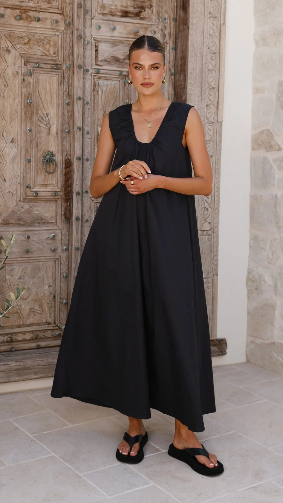 Scout Maxi Dress - Black sold by Billy J product image thumbnail 4