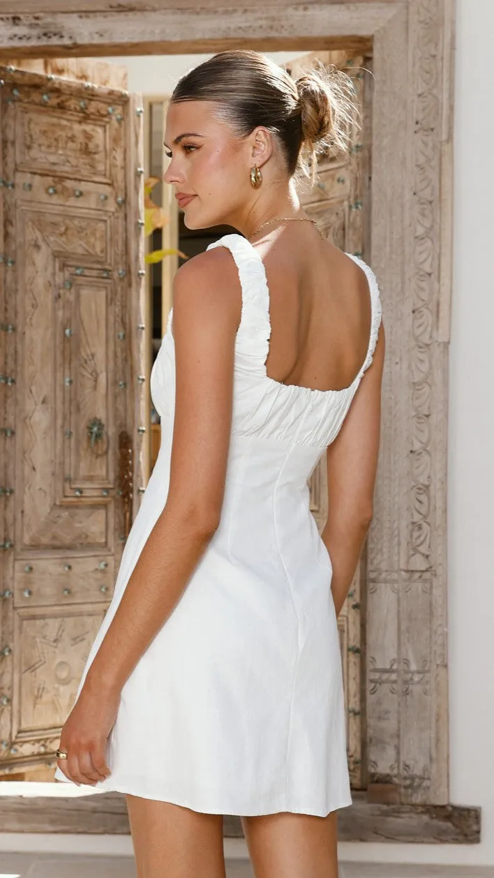 Adley Mini Dress - White sold by Billy J product image thumbnail 2