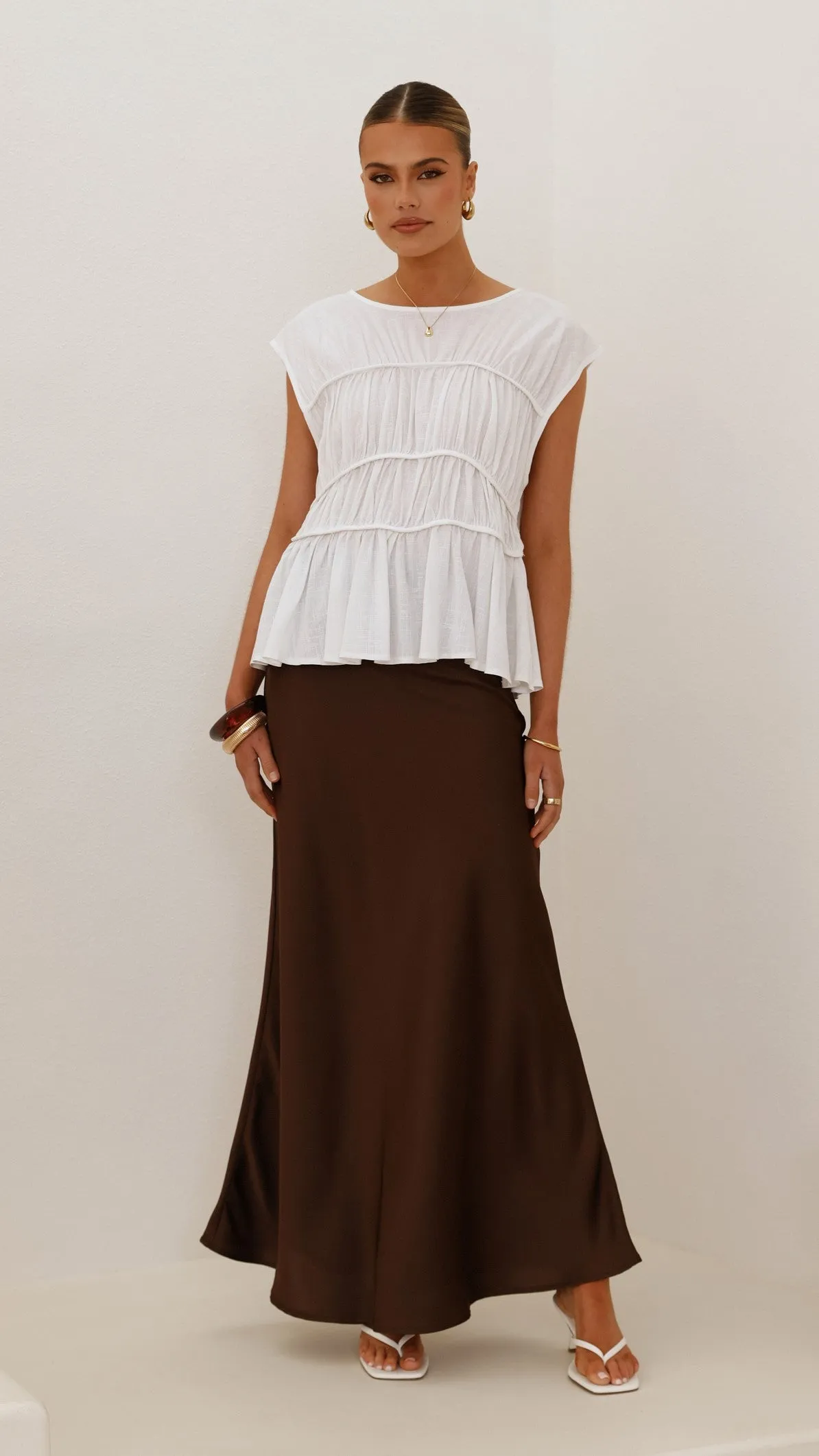 Liora Top - White sold by Billy J product image thumbnail 3