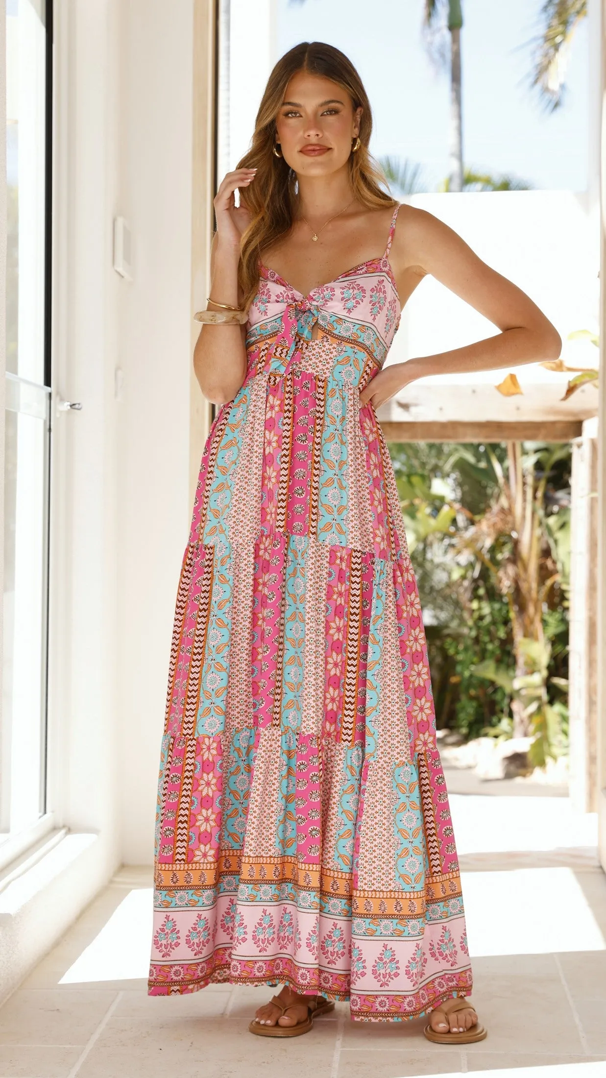 Bambi Maxi Dress - Cedella Print sold by Billy J product image thumbnail 4