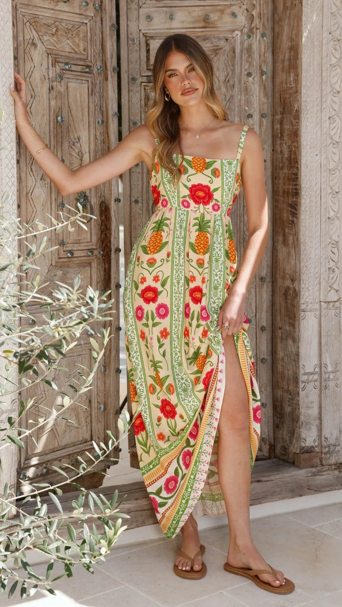 Keziah Maxi Dress - Sunkissed Print sold by Billy J product image thumbnail 3