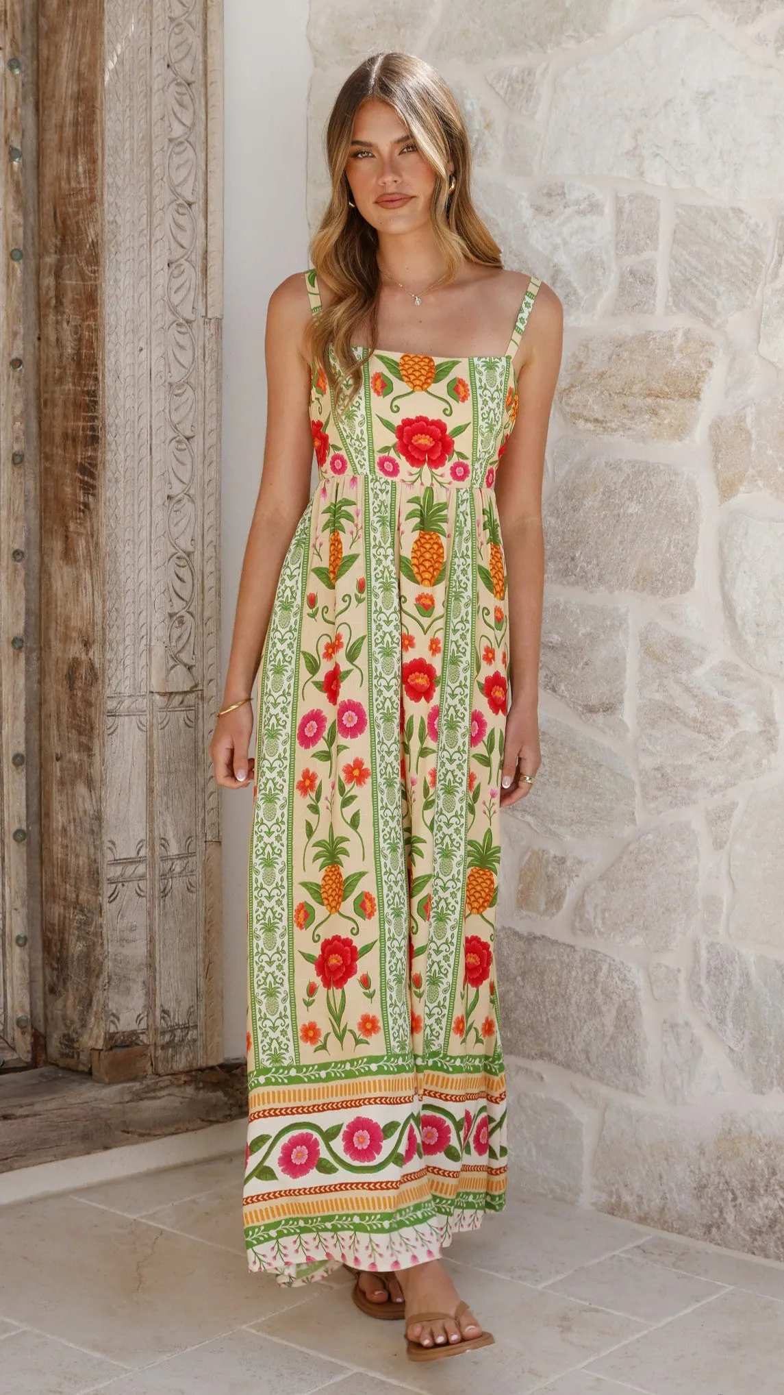 Keziah Maxi Dress - Sunkissed Print sold by Billy J product image thumbnail 4
