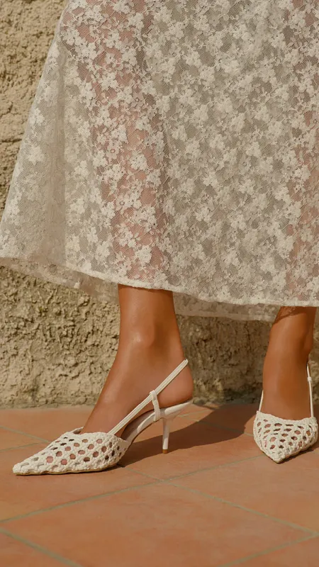 Lummi Heel - White sold by Billy J