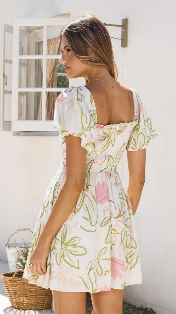 Molly Mini Dress - Primavera Print sold by Billy J product image thumbnail 2
