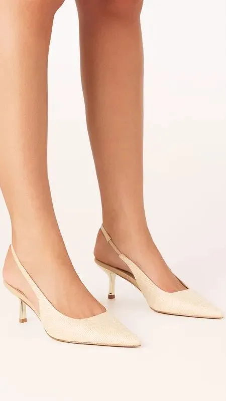 Gemima Heel - Natural Raffia sold by Billy J product image thumbnail 3