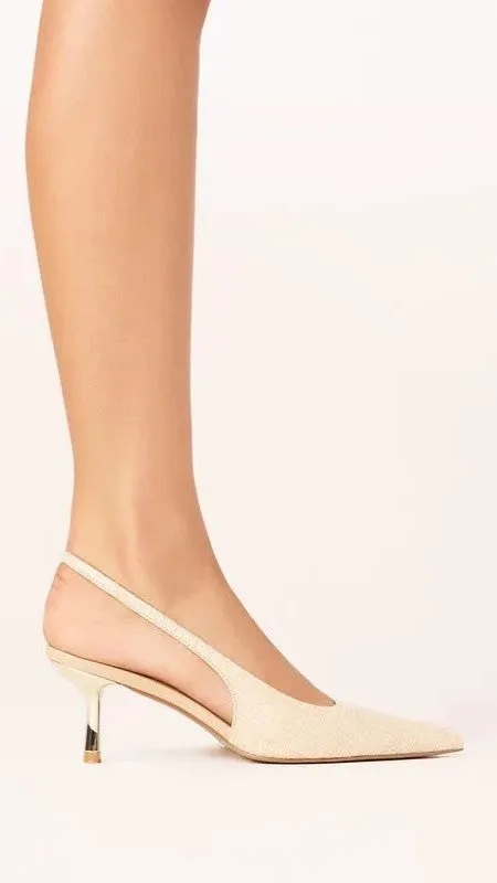 Gemima Heel - Natural Raffia sold by Billy J product image thumbnail 2