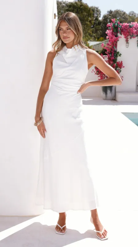 Velaris Maxi Dress - White sold by Billy J