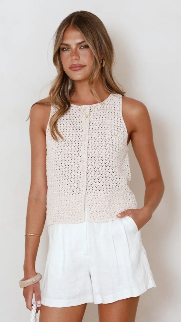 Poppy Knit Top - Sand sold by Billy J