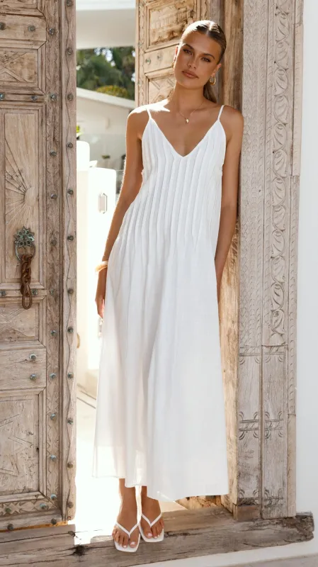 Aspen Maxi Dress - White sold by Billy J