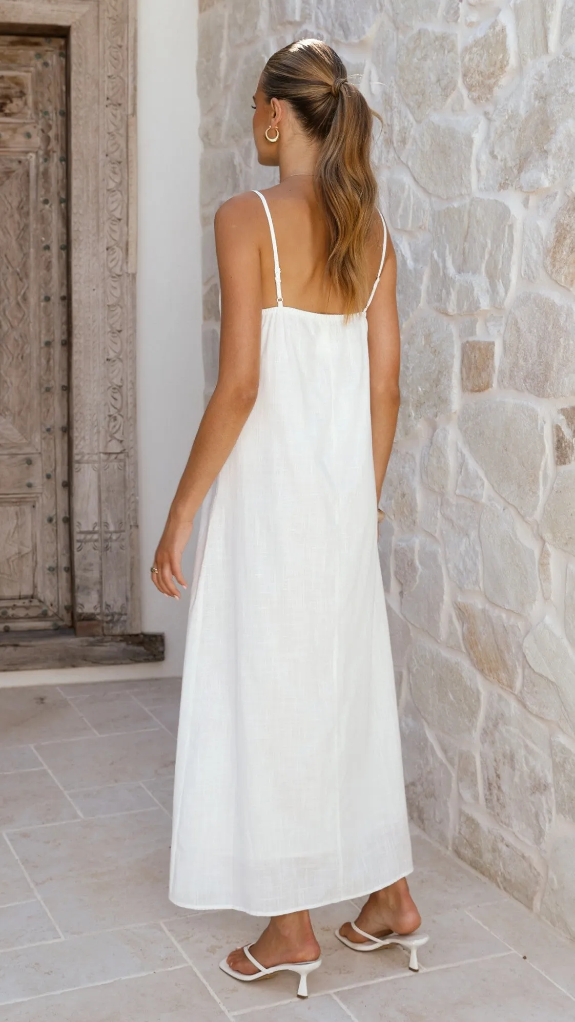 Aspen Maxi Dress - White sold by Billy J product image thumbnail 2