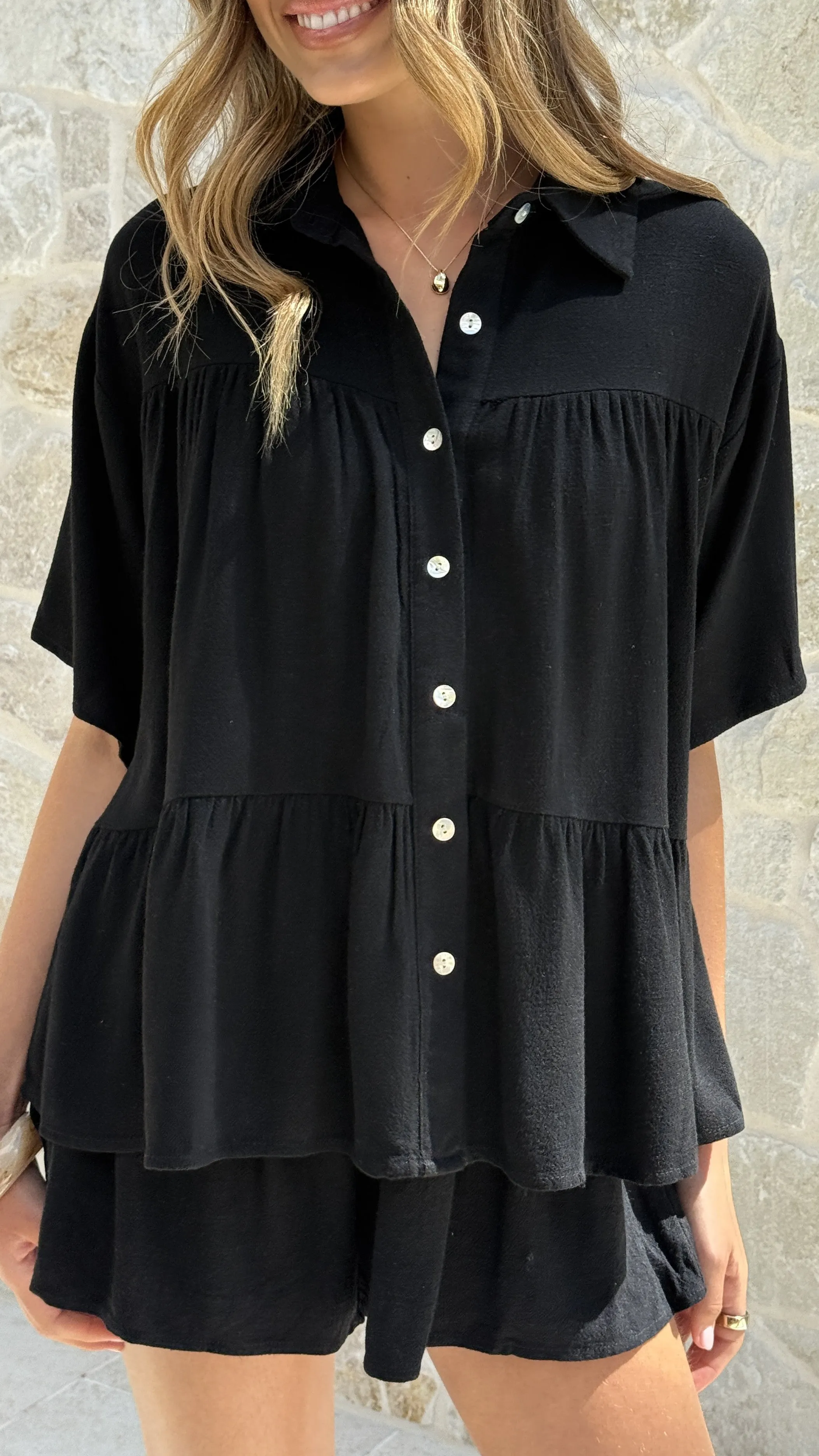 Melrose Shorts - Black sold by Billy J product image thumbnail 4