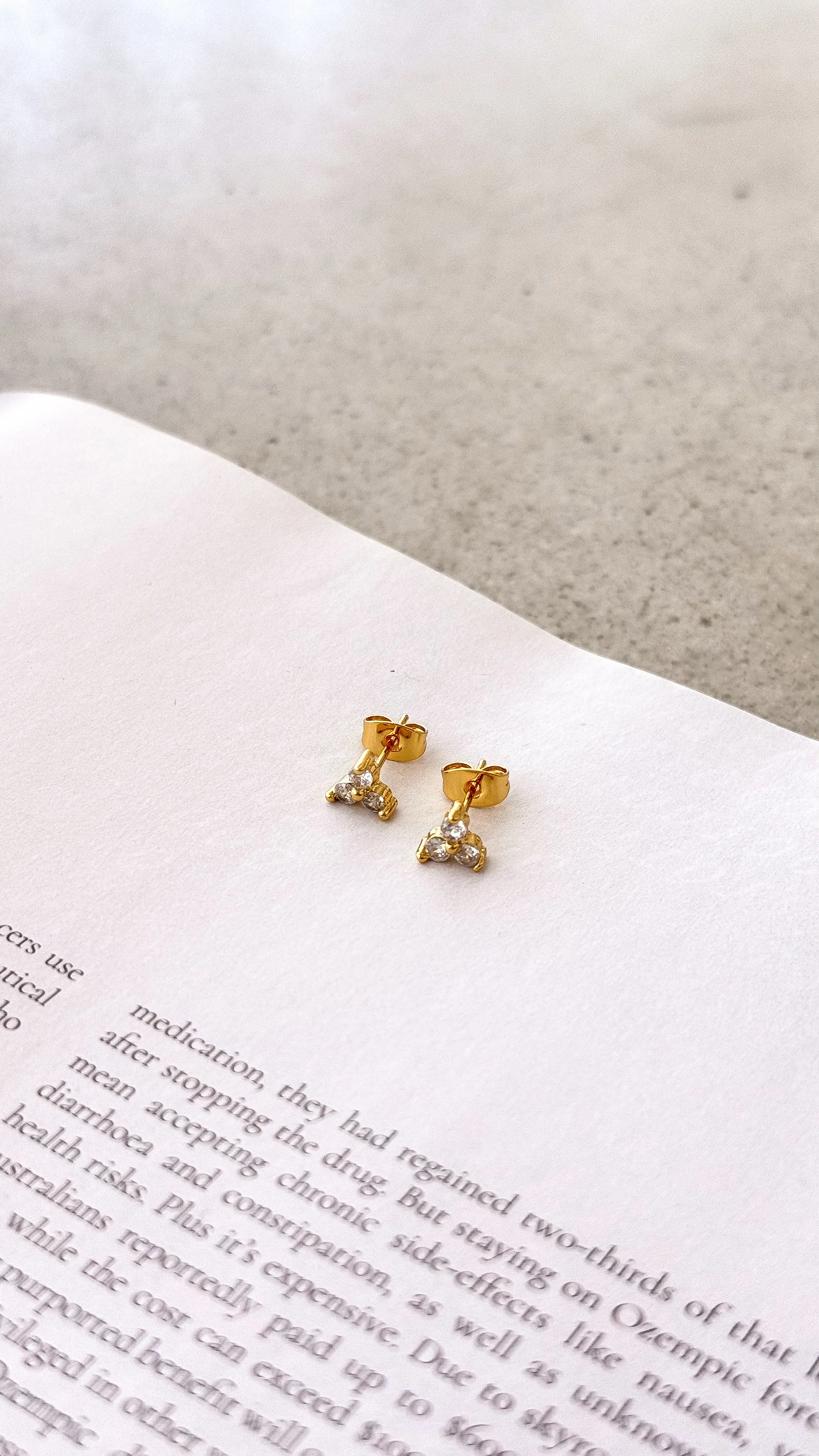 Ashlee Earrings - Gold sold by Billy J product image thumbnail 2